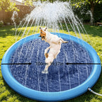 Piscina para Perros Grandes tapete de Juego para Perros Piscina Plegable para Perro Plegable y Portátil de PVC