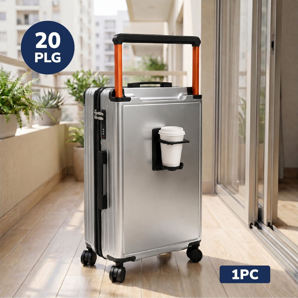 Maleta de 20 Pulgadas, Carcasa Ligera de ABS, Cerradura Numérica, 4 Ruedas Giratorias 360°, Asa Telescópica de Aluminio, Varilla Regular / Ancha