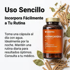 Ashwagandha + Triptófano Complex 7 en 1 | 120 Cápsulas Veganas | Magnesio, Vitaminas B1, B2, B3 y B6 | Fabricado en España y con Calidad Certificada | San Pro