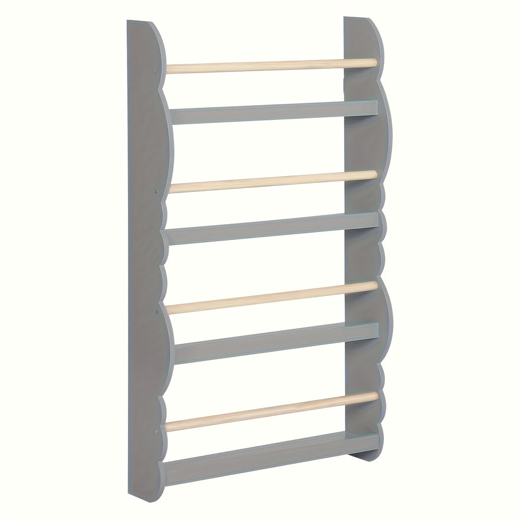 Librerías y estanterías | 1pc Estante Organizador de Libros con Estanterías para Almacenar Libros, Pino E1 MDF, Sala de Juegos o Sala de