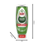 FAIRY Maxi Poder Duplo 900 ml Lavavajillas Liquido a Mano 2x450 ml Con Poder Antigrasa, Limpieza Facil Platos, Ollas Y Sartenes Mas Grasientas