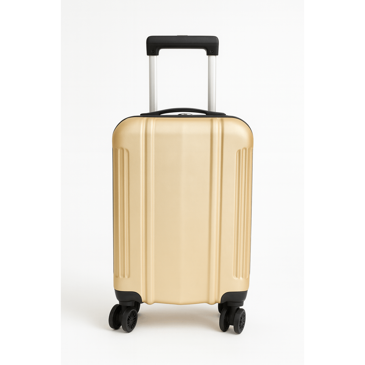Maleta Avión Equipaje de Mano Viaje Cabina Trolley ABS Rígida 4 Ruedas Maleta de cabina rigida con asa telescopica 55x35x20CM