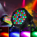 Foco de 1 Escenario, Luz Par Estilo USB, 36 Bolas de Luz, Luz Par LED RGB para Fiestas, Luz de Escenario LED, Luz Par Activada por Sonido que Cambia de Color, Luz Par para DJ, Eventos, Bodas, Fiestas de Baile, Actuaciones de Boda