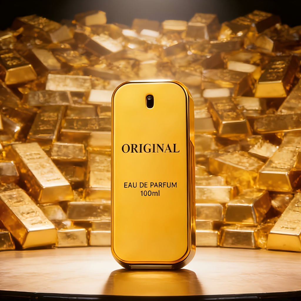100ml (3.38fl.oz) MORAKOT ORIGINAL Eau De Parfum para Hombres | Empaque Texturizado Dorado | Toronja Sanguina + Rosa Canela + Madera Blanca, Rico y Profundo | Perfecto para Regalos de Temporada | Ideal para Uso Personal o como Regalo