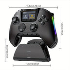 Mando inalámbrico con base de carga para PC, Switch y dispositivos móviles