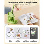 VEVOR Máquina para Hacer Botones, 2.28 in, Fabricante de Pines de Plástico con 100 Piezas para Botones, Libro Mágico de Mr. Panda, Cortador de Círculos y Llaves Hexagonales, Mango Ergonómico Reforzado, para Insignias DIY, Pines Personalizados