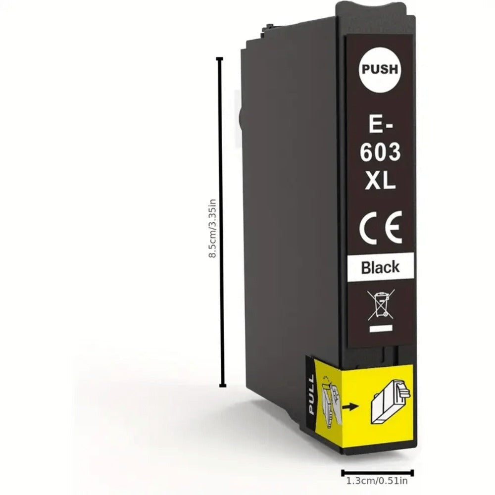 Cartuchos de Tinta Compatibles para Epson 603XL - Tanques de Tinta de Alto Rendimiento XL de Repuesto, Adecuados para Impresoras Epson Expression Home XP-2100/XP-2105/XP-3100/XP-3105/XP-4100/XP-4155 y Workforce WF-2810/WF-2830/WF-2835/WF-2850 (Marca Compa