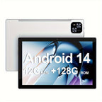 Tabletas Android | Tablet de 10.1 pulgadas Android 14 OS, 128GB ROM 12GB (4GB+8GB) RAM, Cámara Dual, Procesador Octa-Core, Pantalla IPS de Alta