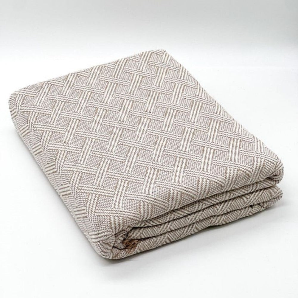 Fular multiusos con tejido Jacquard, resistente y fácil de limpiar, disponible en varios colores y tamaños, ideal para sofá, cama o picnic.