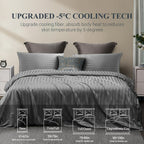 1 manta de enfriamiento, absorbe el calor para mantener el cuerpo fresco para sudores nocturnos, fibra de enfriamiento japonés Arc-Chill 3.0 de doble cara Q-Max> 0,5, mantas de verano ligeras para dormir, regalo para personas que duermen calientes