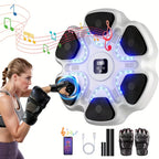 Máquina de boxeo de pared con música y guantes, con tecnología inteligente y nueve modos de velocidad para un entrenamiento