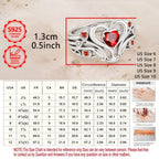 Plata de ley 925 PM:E27 - Un exquisito anillo de moda para mujer, elegante y con estilo, adornado con circonita cúbica sintética brillante. Esta joya de alta gama para mujer es perfecta para vacaciones, uso diario y un regalo conmemorativo ideal para amig