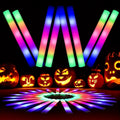 Paquete de 100 barras luminosas de 3 LED de 35.05 cm para decoración de fiestas y recuerdos de boda, barras artesanales duraderas multiusos a granel para manualidades, barras de luz LED con 3 modos intermitentes en la oscuridad, perfectas para reuniones n