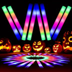 Paquete de 100 barras luminosas de 3 LED de 35.05 cm para decoración de fiestas y recuerdos de boda, barras artesanales duraderas multiusos a granel para manualidades, barras de luz LED con 3 modos intermitentes en la oscuridad, perfectas para reuniones n