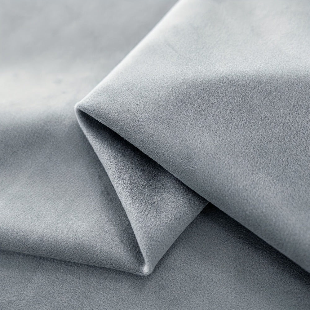 Ystyle 2 piezas Cortinas Interiores de Terciopelo, 140 X 300 Cm, Cortinas Opacas Modernas para Dormitorio con Ojales, Cortina Térmica Aislante Fría para Sala de Estar, Sala de Estar, Dormitorio, Azul