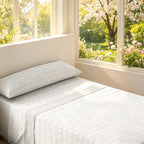 Juego de cama de 3/4 piezas apto para todas las estaciones, que incluye una sábana, una sábana ajustable y fundas de almohada. Medidas: 90 cm, 105 cm, 135 cm, 150 cm y 180 cm