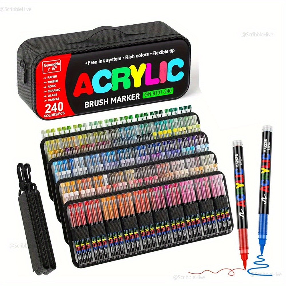 Rotuladores artísticos de colores | Dibujo caligrafía tarjetas y manualidades