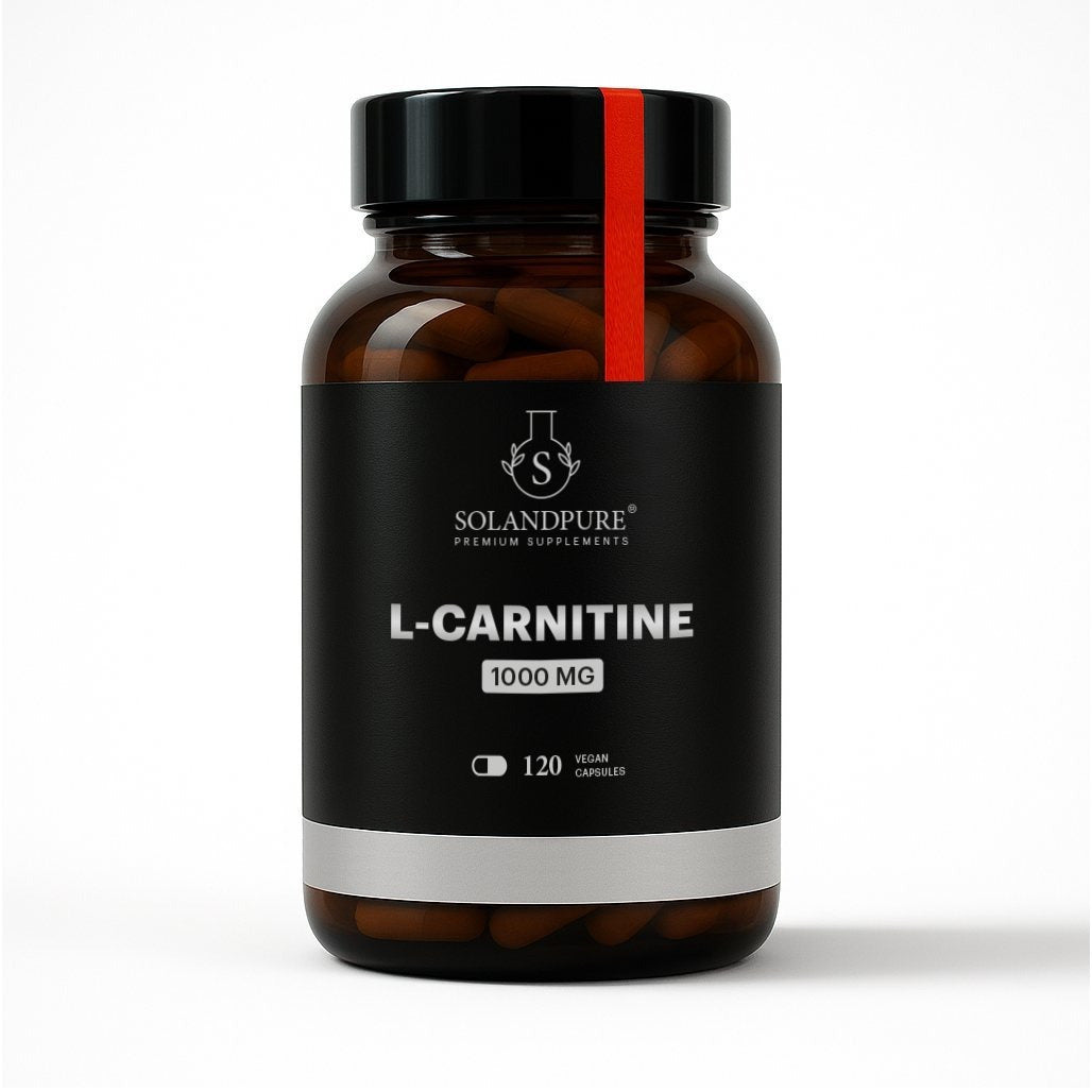 L-Carnitina 1000 mg – 120 Cápsulas | Calidad Premium Solandpure®.