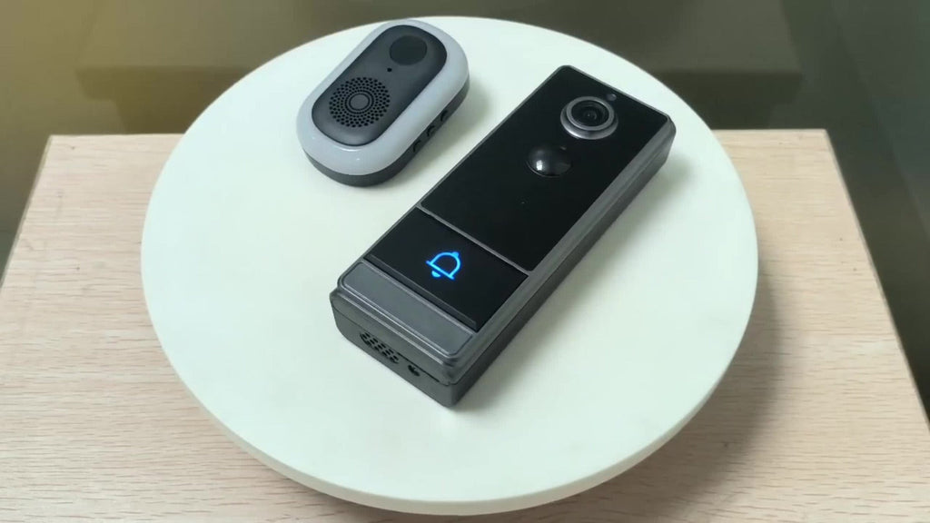 Timbre sin varillas, timbre de video inteligente, cámara de timbre inalámbrica con detección de personas PIR, timbre de seguridad WiFi con cámara, audio bidireccional, cambio de voz, foto y grabación, visión nocturna, timbre de video con 60 tonos, 5 nivel