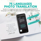 Traductor de voz bidireccional con IA portátil | Viajes, negocios y aprendizaje