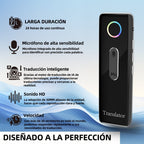 Gadget de traducción de idiomas compacto, traductor bidireccional instantáneo, aplicación de traducción de voz en línea, compatible con 136 idiomas, dispositivo de traducción altamente preciso para viajes, negocios y educación