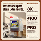KIMIA - Quita Grasas Extra Fuerte 5L | Quitagrasas Concentrado | Desengrasante Profesional | Potente y Versátil | Desengrasante para Diversas Superficies | Alta Eficacia