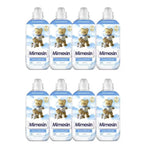 PACK de 8 - Mimosín suavizante concentrado extra fragancia Azul Vital fresh 8 botellas de 56 dosis- Mimosín suavizante concentrado hipoalergénico Suave y Delicado Caricias- Concentrado Sueño de Jazmin