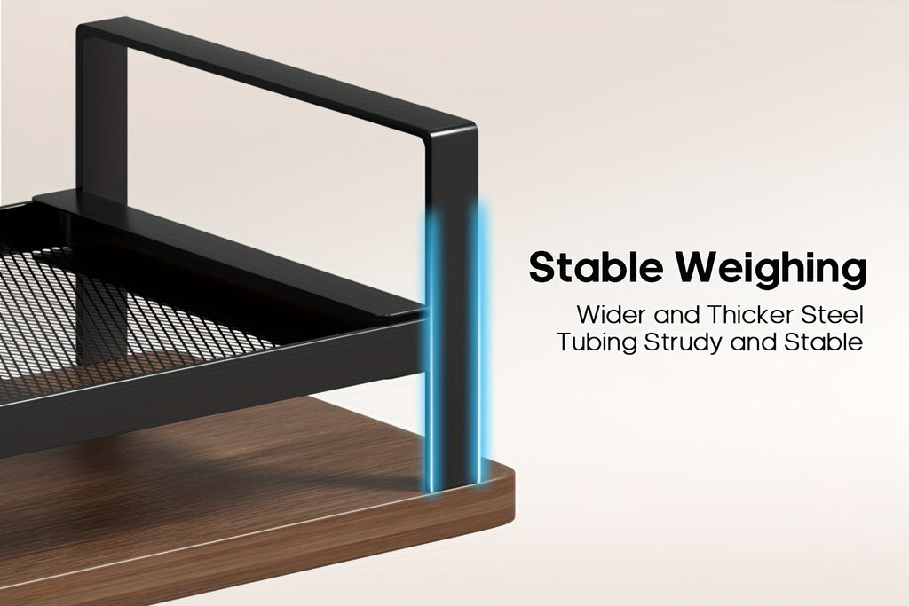Soporte para portátil y monitor para escritorio oficina y teletrabajo | diseño funcional