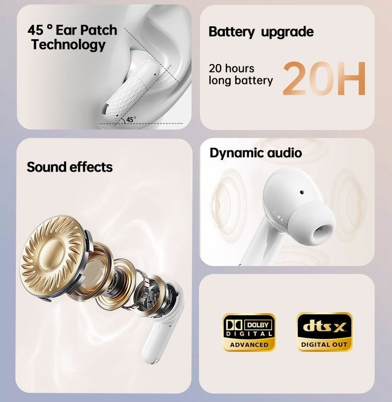 Auriculares Bluetooth | [Acer] Nuevo Modelo 2025 Regreso a Clases Auriculares Inalámbricos TWS Bajos Profundos Estéreo y Cancelación de Ruido