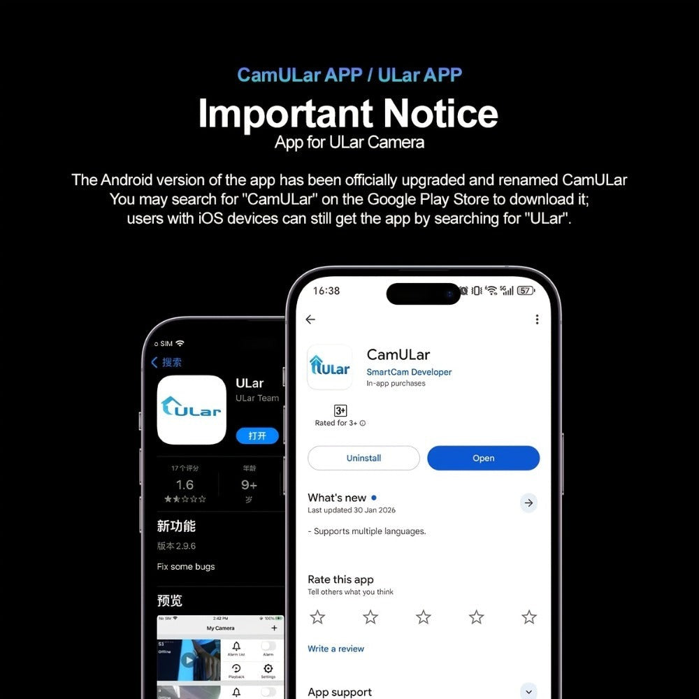 Cámara de seguridad inalámbrica despertador 4K con detección de movimiento, compatible con visualización remota en tiempo real por WIFI, notificaciones de alarma por aplicación y correo electrónico, compatible con Android e IOS, carga USB, incluye tarjeta