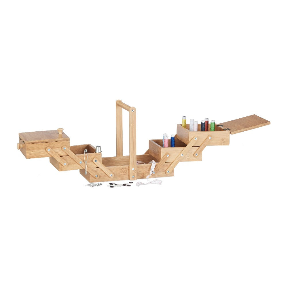 Caja de costura natural - 24 X 20 X 13.5 Cm
