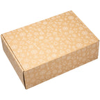 Caja Cartón Envío Navidad, Caja Cartón Navidad Automontable de Cartón Kraft, Caja Regalo - Packer PRO