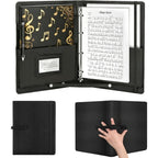 Carpeta de música A4 grande, carpeta de música de 4 anillos, 220 hojas máximas, para piano y actuación en escena