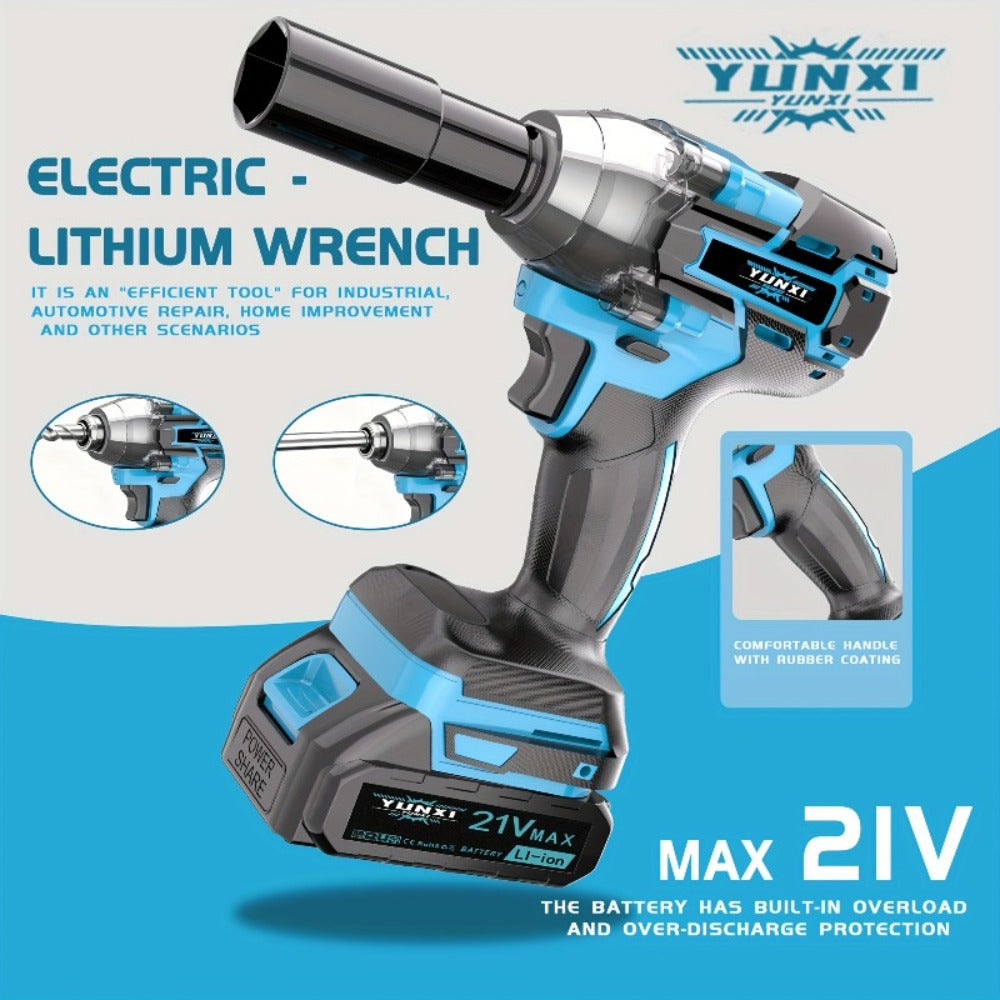 Llave de impacto inalámbrica sin escobillas portátil | Automoción, ruedas y reparaciones