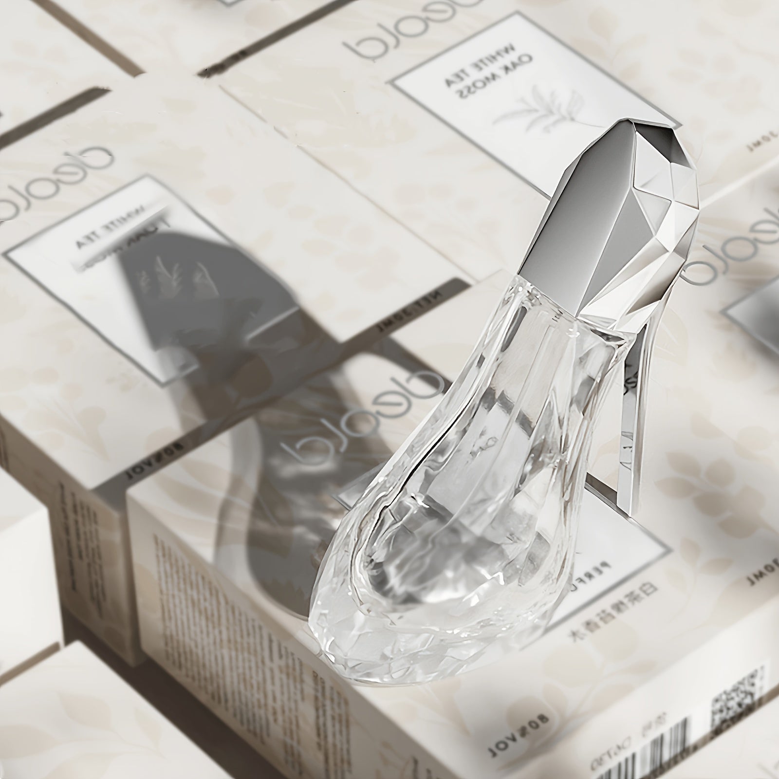 Perfume de estilo tacón alto Eau de Parfum en spray, fragancia natural de té blanco, perfume personal duradero y encantador para mujer de 30 ml