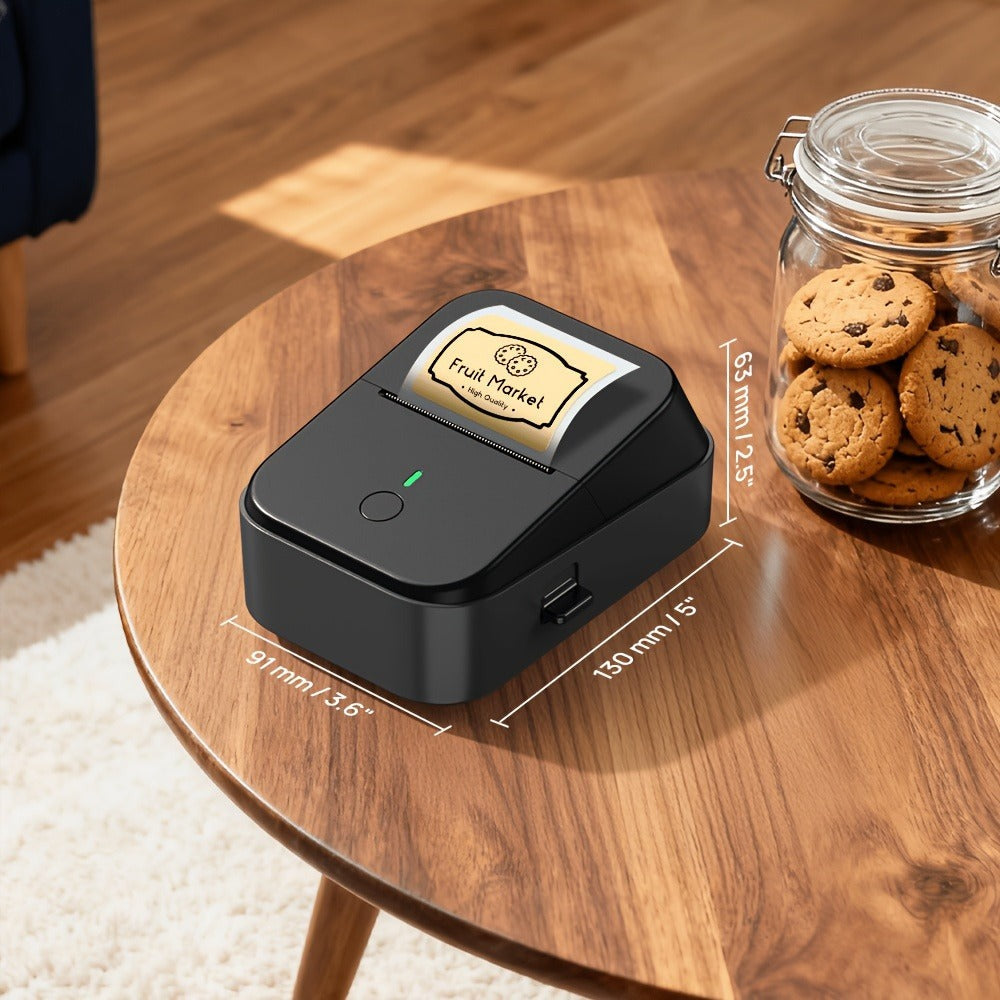 Impresora Térmica Inalámbrica Portátil PM260B | Ancho Compatible de 30-50mm, Ancho de Impresión de 48mm | Alta Definición de 203DPI, Conectividad Inalámbrica y USB | Múltiples Plantillas y Fuentes Para Etiquetas, Recibos, Fotos | Asistente Para Uso Domést