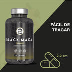 HN - Healthy Nutrition Maca Negra Andina con L-Arginina y Zinc – Suplemento con Vitaminas B6 y B12 – 120 Cápsulas Vegetales