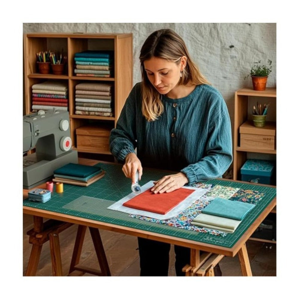 Tabla de corte doble cara / base para patchwork, manualidades, bricolaje, costura, alfombrilla de corte autorregenerable / base de corte Autocicatricante A1/A2/A3