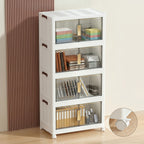 Armario plegable de almacenamiento con ruedas 88 cm plegable | Oficina, cocina y dormitorio