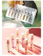 LASTAR Caja de Regalo de Perfume, 8 Bolsillos de Perfume, Fragancia Fresca para Mujer Perfume Duradero, Flores de Frutas Amaderadas con Combinación de Aromas Diferentes, Artículo Esencial para el Hogar, Citas y Viajes, Buen Regalo de Vacaciones para Mujer