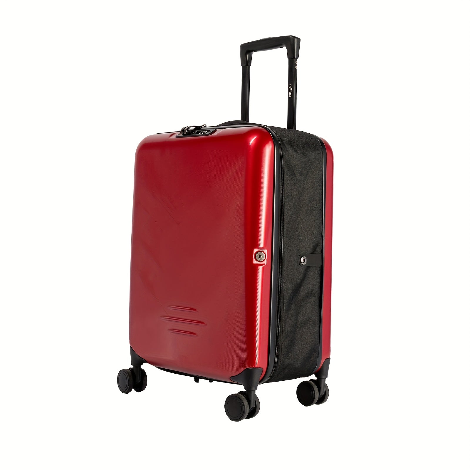 Equipaje de mano | Maleta | Maleta con ruedas tipo trolley de ABS de 20 pulgadas, prémium y expandible | Expandible al 50%, candado TSA de seguridad, ruedas giratorias silenciosas, aspecto elegante de negocios, 9 opciones de color, plegable para ahorrar e