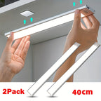 Luz LED recargable con sensor 2 piezas inalámbrico | Armario cocina escalera y dormitorio