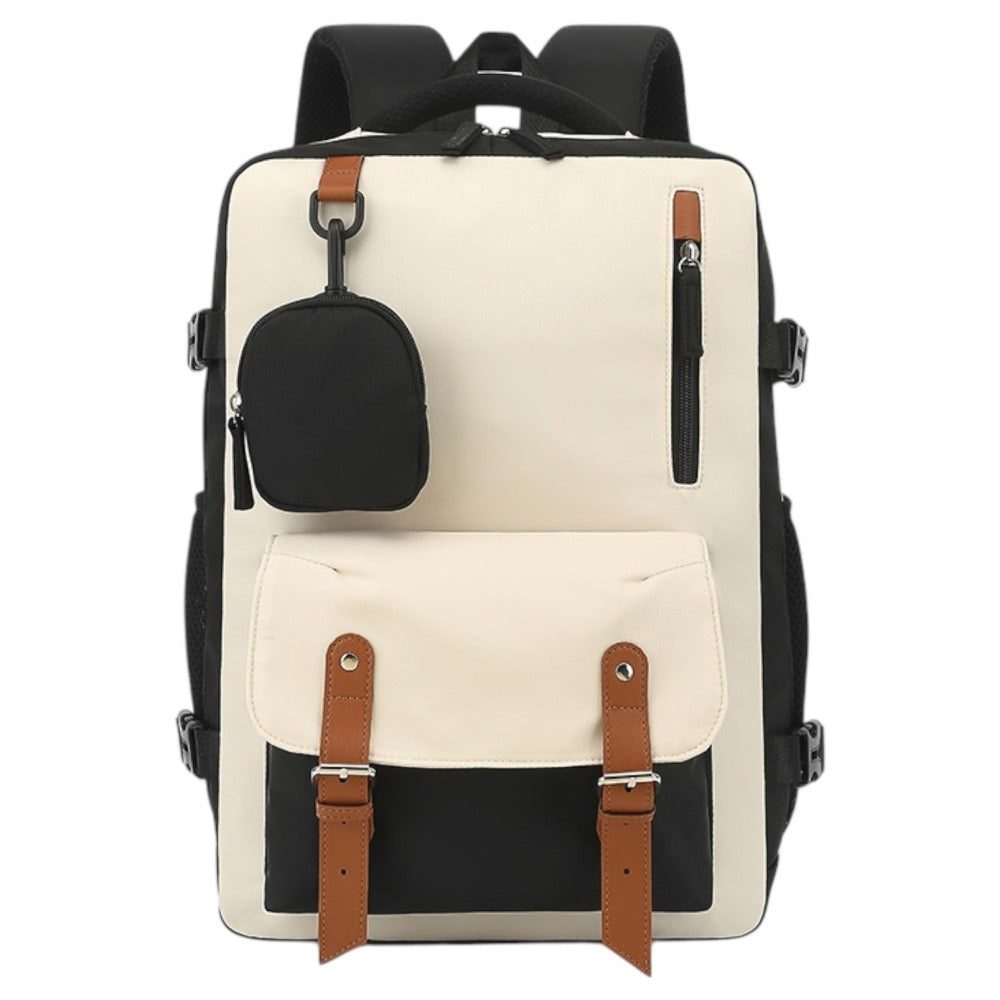Mochila de Viaje para Cabina de Avion 43x30x18 para Vuelo Barato, Equipaje de Mano y Espaciosa con Compartimento para Zapatos y Mochila Antirrobo Multifuncional para Viajes (266)