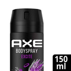 Axe Desodorante en Aerosol para Hombre Bodyspray Excite 150ml - Pack de 6