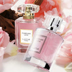 Un set de perfumes de fragancia floral LASTAR, 2 frascos, con aroma duradero, que deja una fragancia persistente en el cuello y los pulsores, adecuado para uso diario, negocios, viajes y otras ocasiones. Es un regalo ideal para fiestas, celebraciones o va