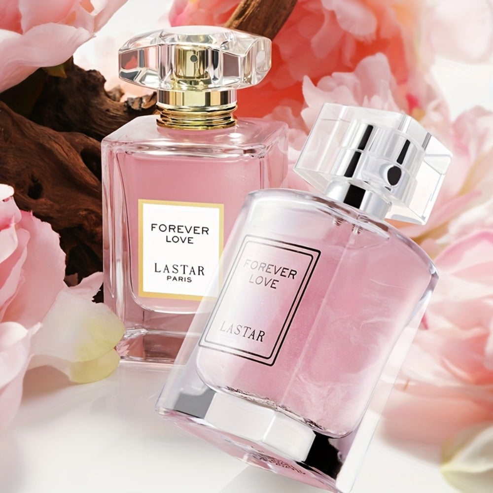 Un set de perfumes de fragancia floral LASTAR, 2 frascos, con aroma duradero, que deja una fragancia persistente en el cuello y los pulsores, adecuado para uso diario, negocios, viajes y otras ocasiones. Es un regalo ideal para fiestas, celebraciones o va