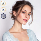 Caja de Regalo YAMI, Pendientes de Perlas de Agua Dulce para Mujer, Pendientes de Perlas de Agua Dulce, Blanco/Morado/, Pendientes de Plata Esterlina 925 Hipoalergénicos, Adecuados para Regalos de Joyería para Mujer en Cualquier Ocasión, Regalos de Cumple