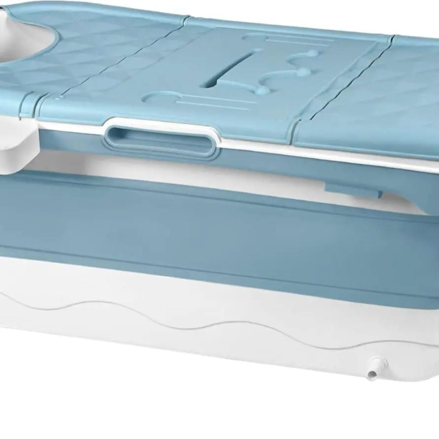 Bañera plegable portátil para adultos plegable portátil | Baño, balcón y espacios reducidos
