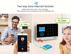 Sistema de alarma PGST para seguridad del hogar, kit de alarma DIY WiFi+GSM 2G con alerta por aplicación de teléfono, sensor de puerta/ventana, control remoto, compatible con Alexa y Google para casa, apartamento
