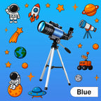 Telescopio astronómico con trípode | Luna, estrellas y observación familiar